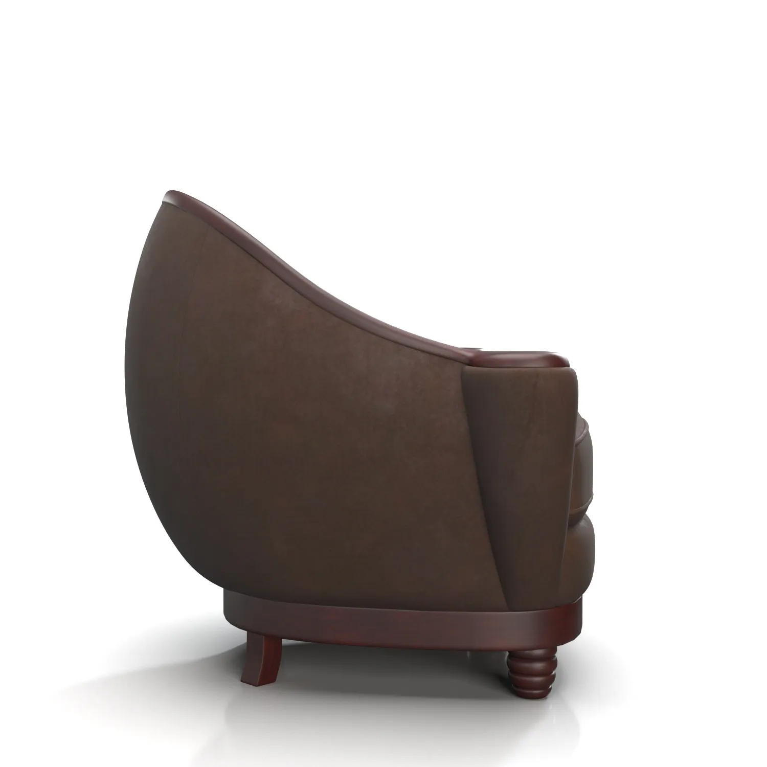 Bergere Lounge Armchair PBR 3D Model_03